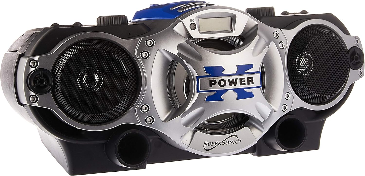 Supersonic SC1395BL Portable Boombox Speaker Amazon.ca Electronics