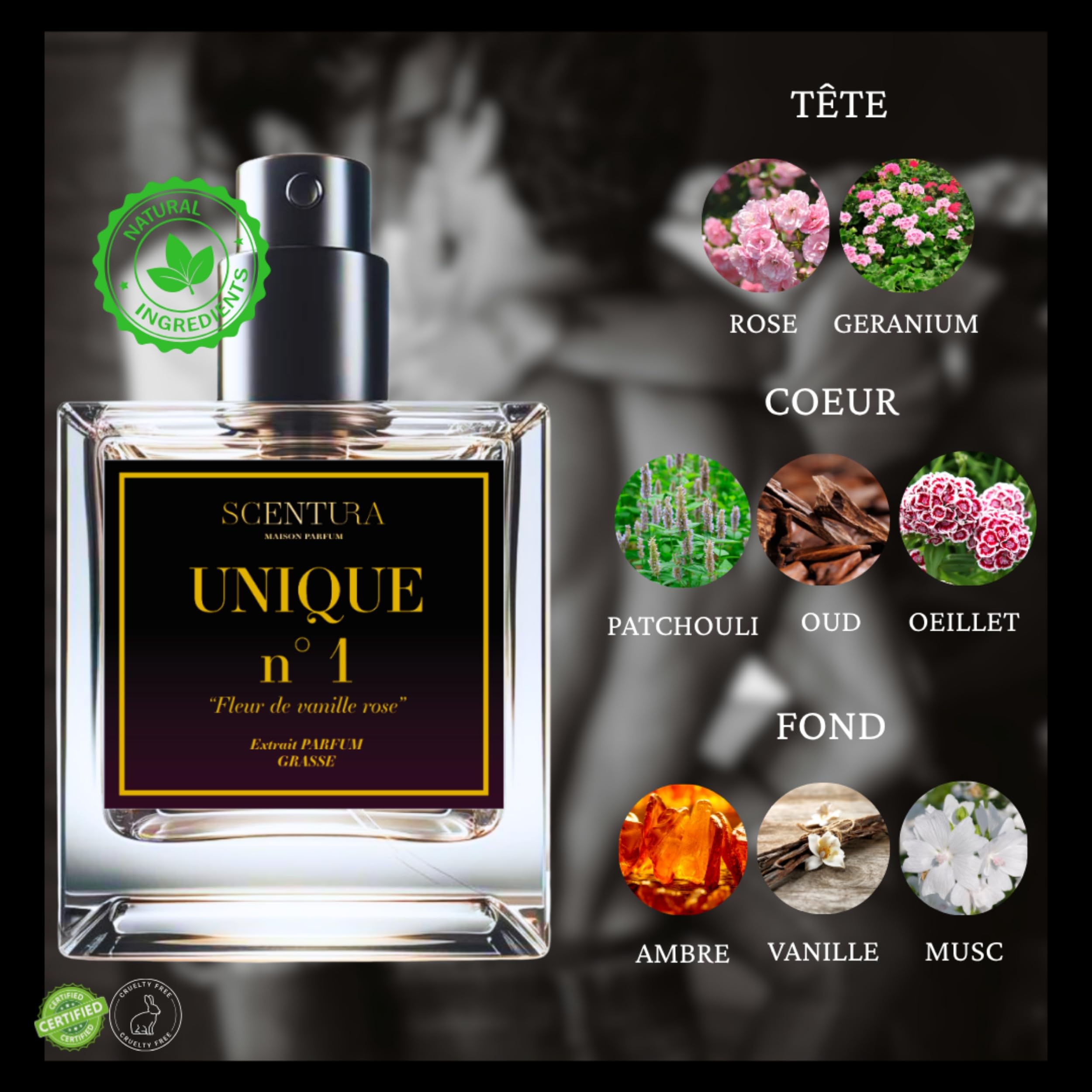 Élixir De Phéromones Pour Hommes Ambitieux | Parfum Masculin Intense | Fragrance de Séduction | Longue Tenue | Ambre Vanille Noire Musc | Eau Unique Et Inoubliable Men Spray Vaporisateur 30 ml France