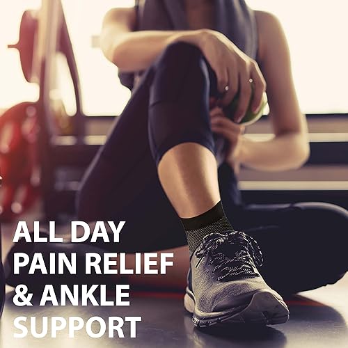 Miniatura 3 de Skineez - Manga de compresión de grado médico para fascitis plantar de 30 a 40 mmHg, reduce la hinchazón y el dolor crónico en el talón, estabiliza