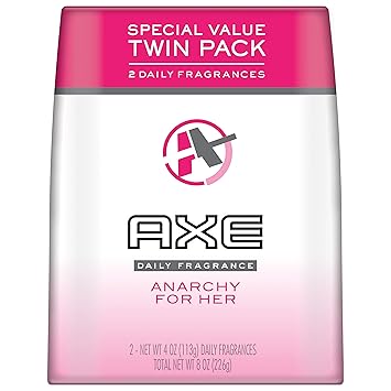AXE Body Spray for Women, Anarchy For Her 4 oz, Twin Pack