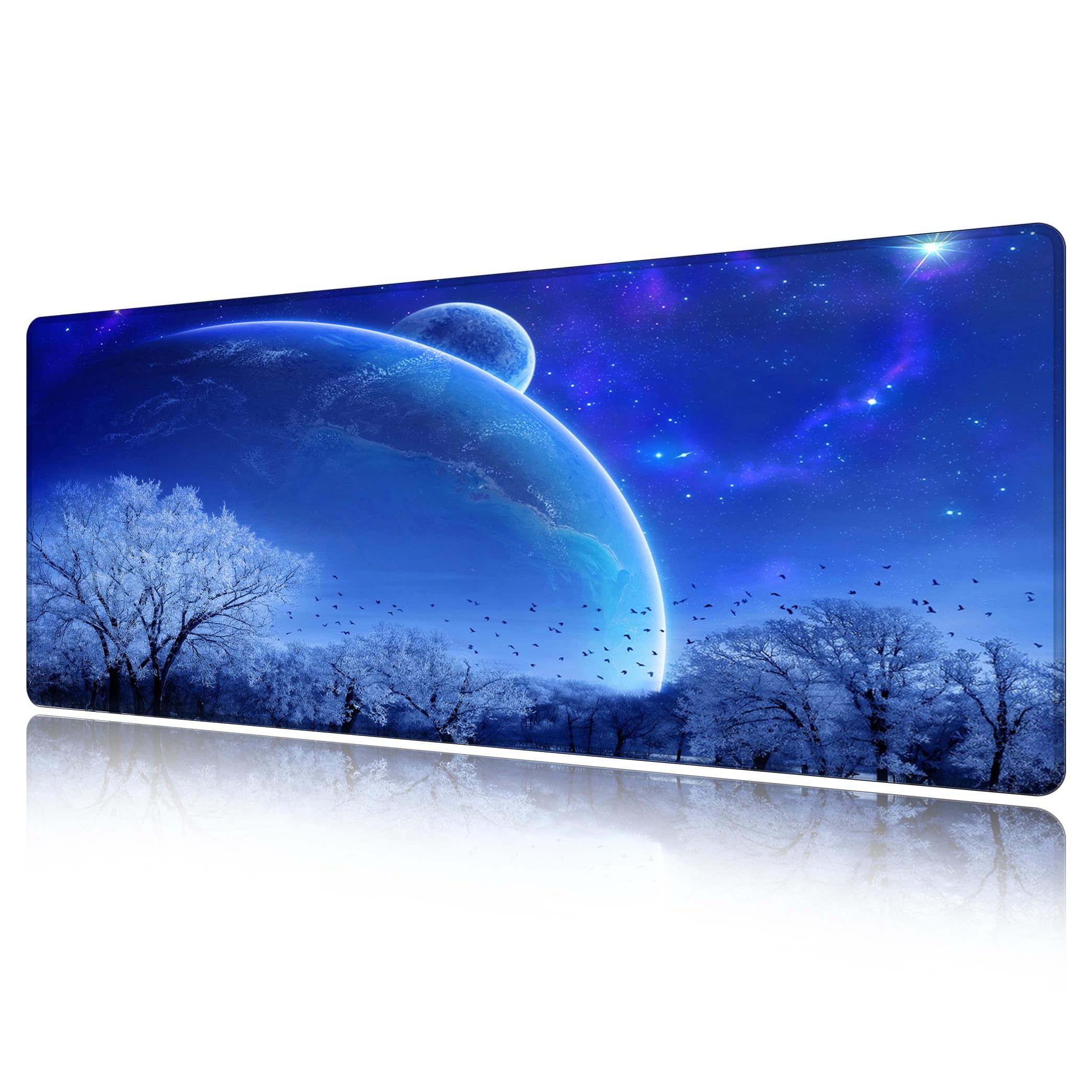 LL-COEUR XXL Etendue Tapis de Souris Gaming Mouse Pad Bleu Office Table Mat (1200 x 500 x 2 mm)