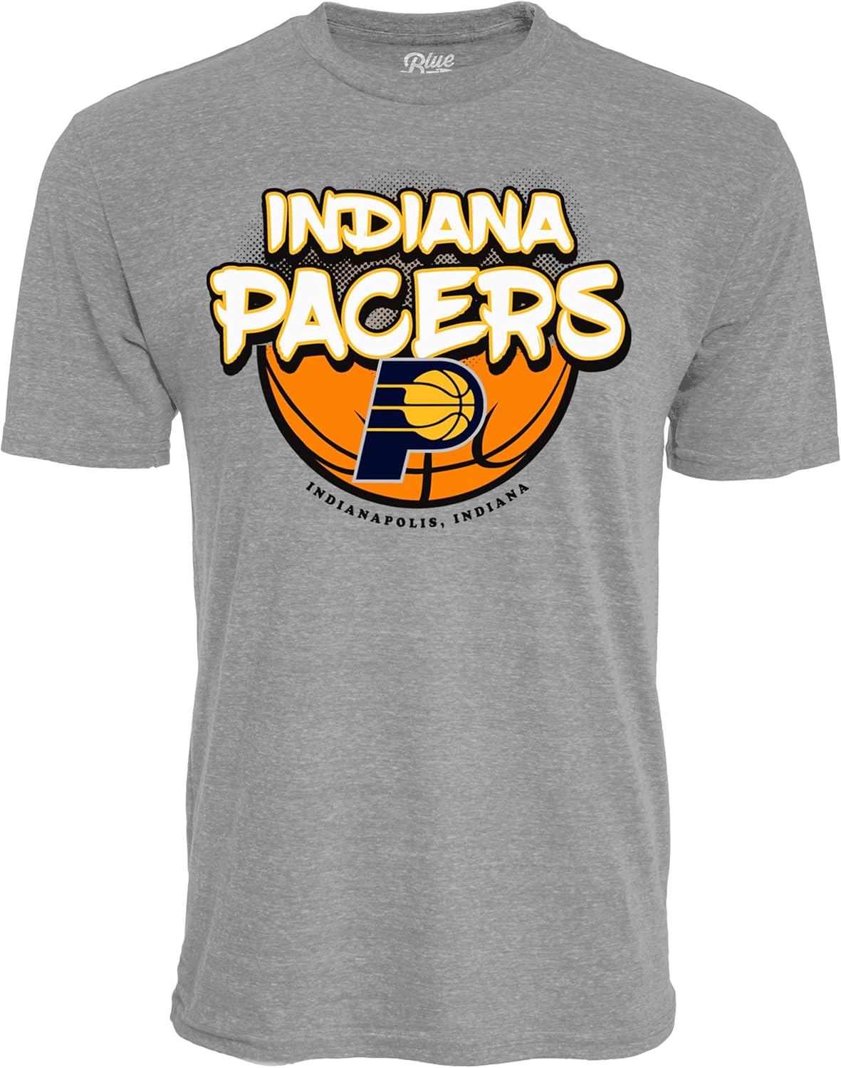 Blue 84 NBA Unisex-Adult NBA Officially Licensed Tri-Blend T-Shirt Heather Gray