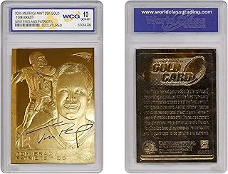 Tom Brady Gold Card GEM Mint 10