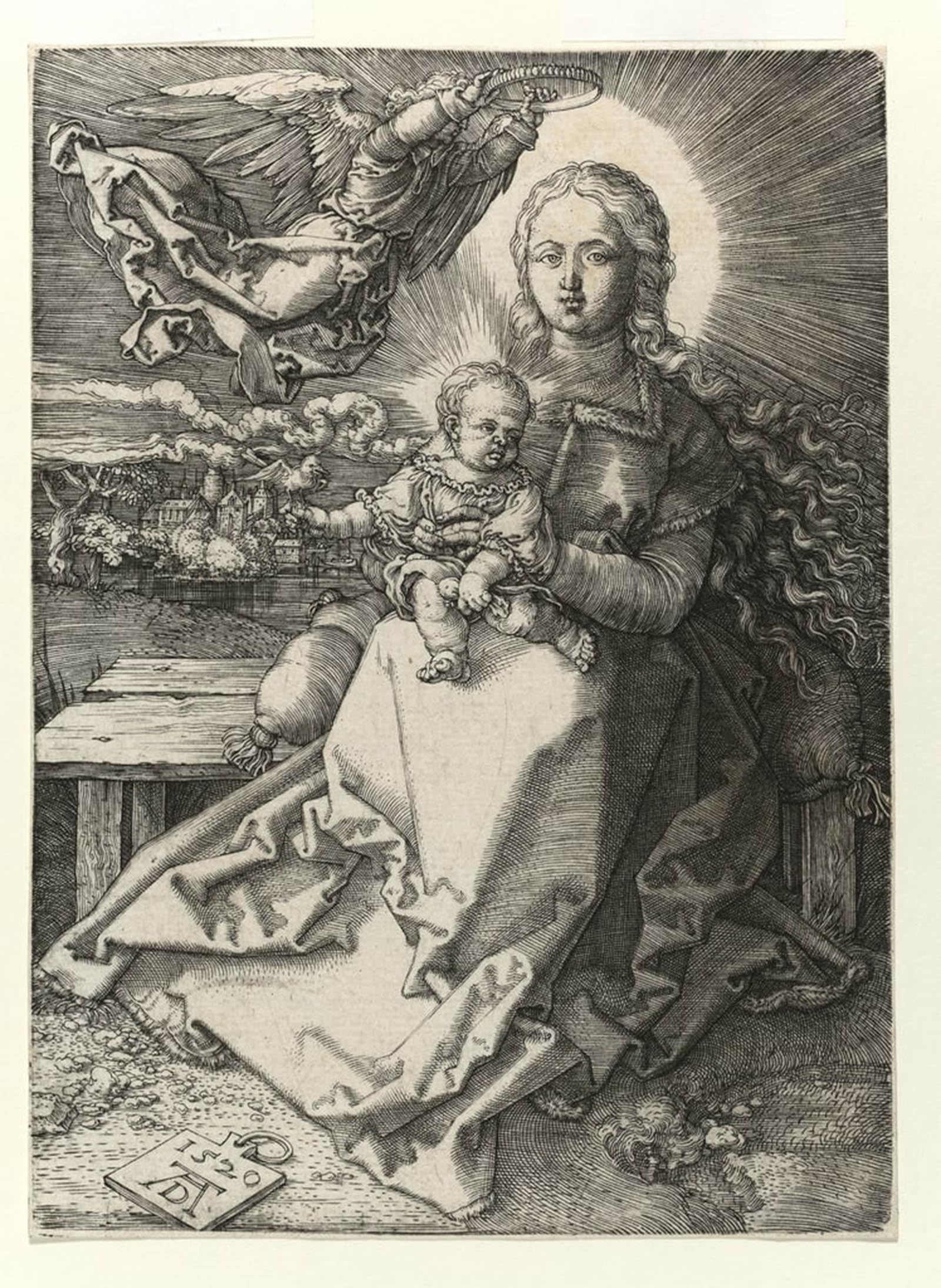 SERENDIPITP Aesthetic Poster Photo Wall Print Retro Picture the Lady Crowned by Albrecht Dürer Modern Wall Artwork for Home Decor 60x90cm