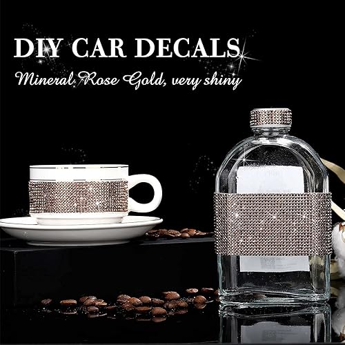 Miniatura 5 de Outus - 12000 calcomanías de diamantes brillantes de imitación, bricolaje, calcomanías autoadhesivas para decorar el auto, gemas de cristal