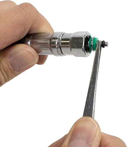 Miniatura 5 de Scuba Choice Buceo HP Bobina giratoria con junta tórica, color plateado