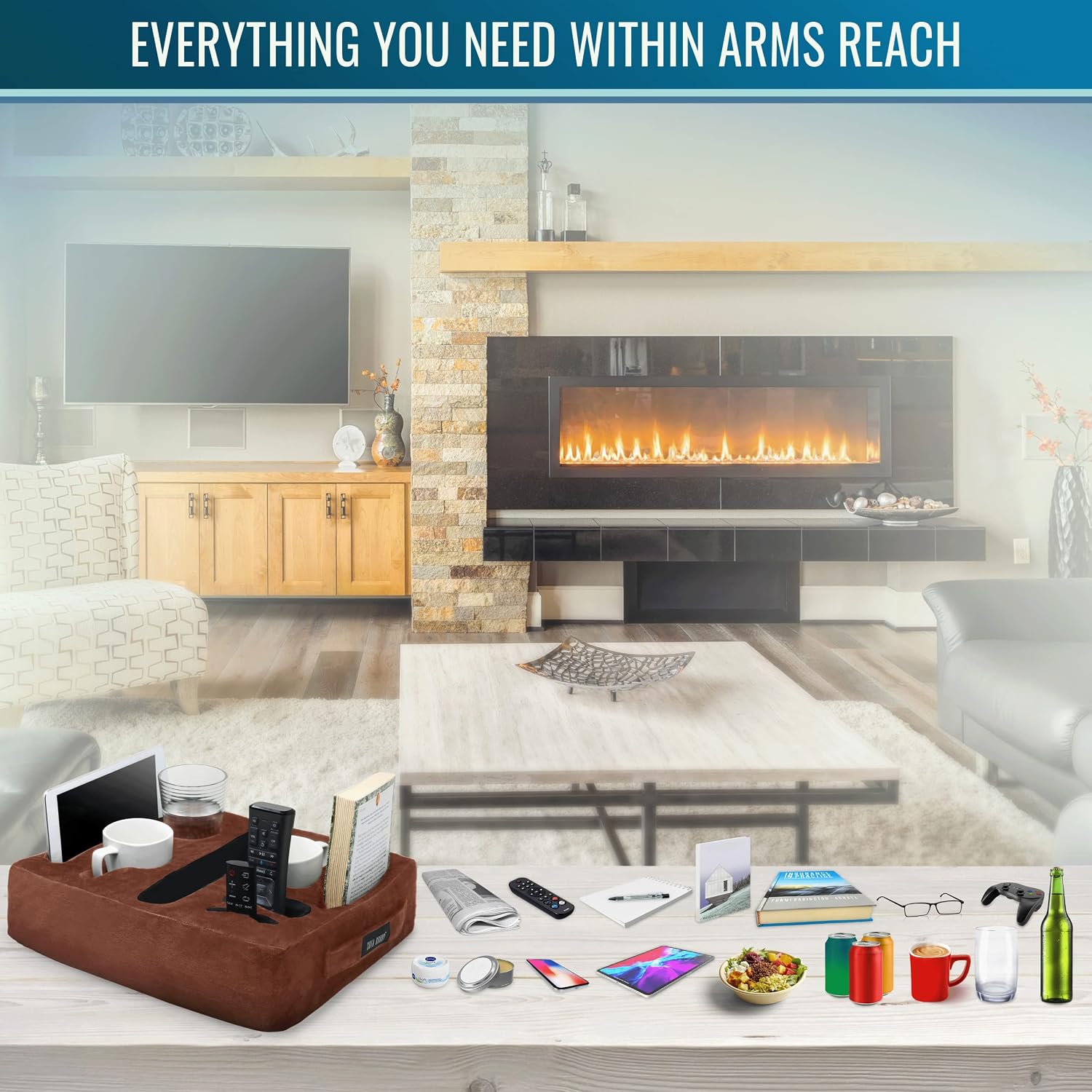 Sofa Buddy - Convenient Couch Cup Holder, Couch Caddy, Sofa Cup Holder. The Perfect Couch Accessory