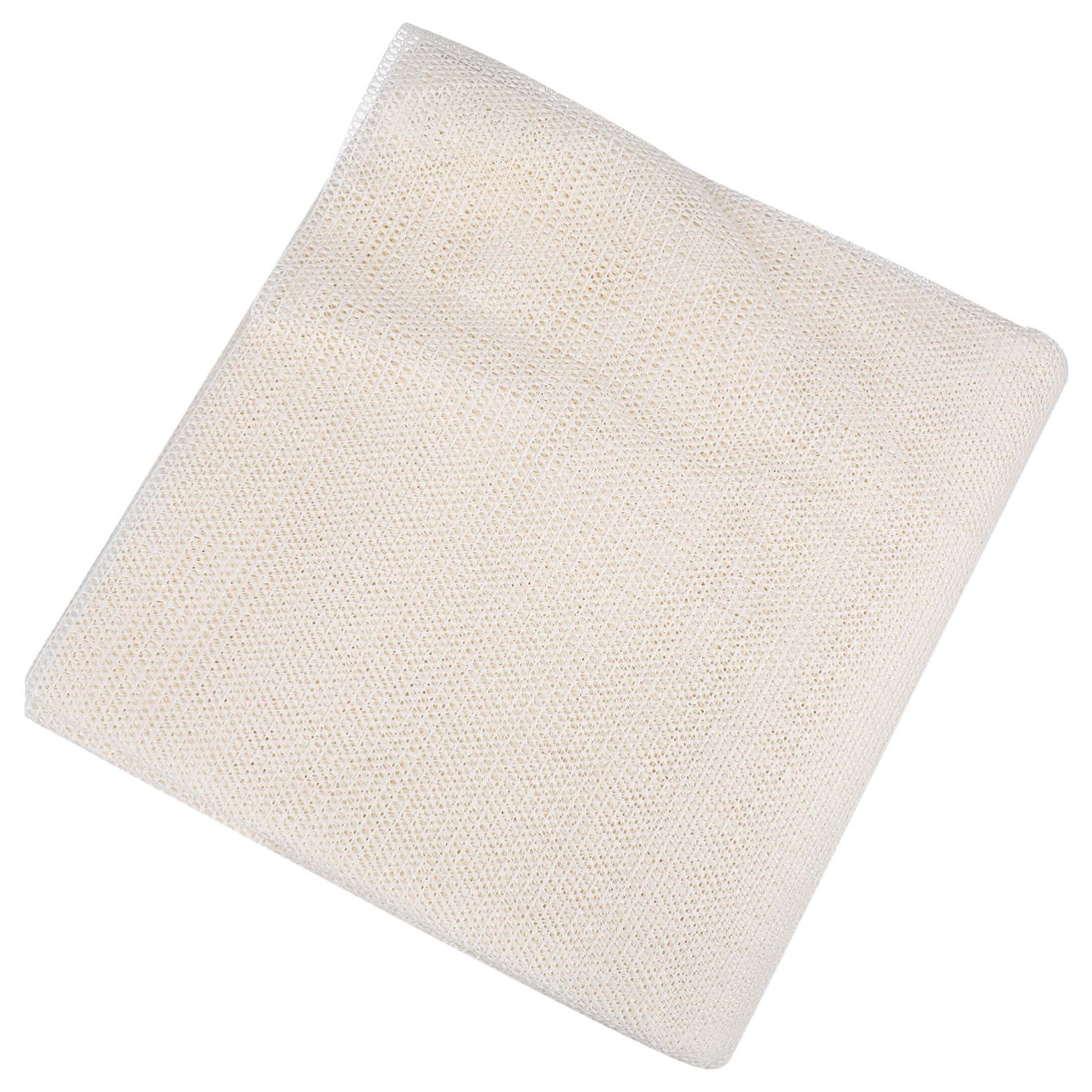 Tapis Antidérapant Blanc en PVC 200x300 Cm pour Protection de Sol en Bois Dur et Prévention du Curling du Tapis