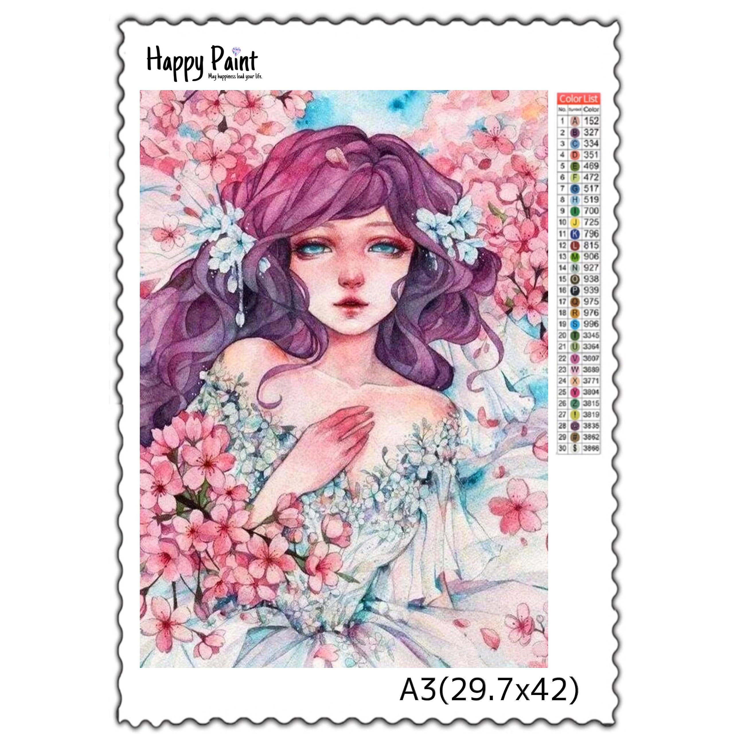 Happy Paint ダイヤモンドアート A3 おもちゃ カラフル／1789 Happy Paint ダイヤモンドアート A3 おもちゃ カラフル／1789