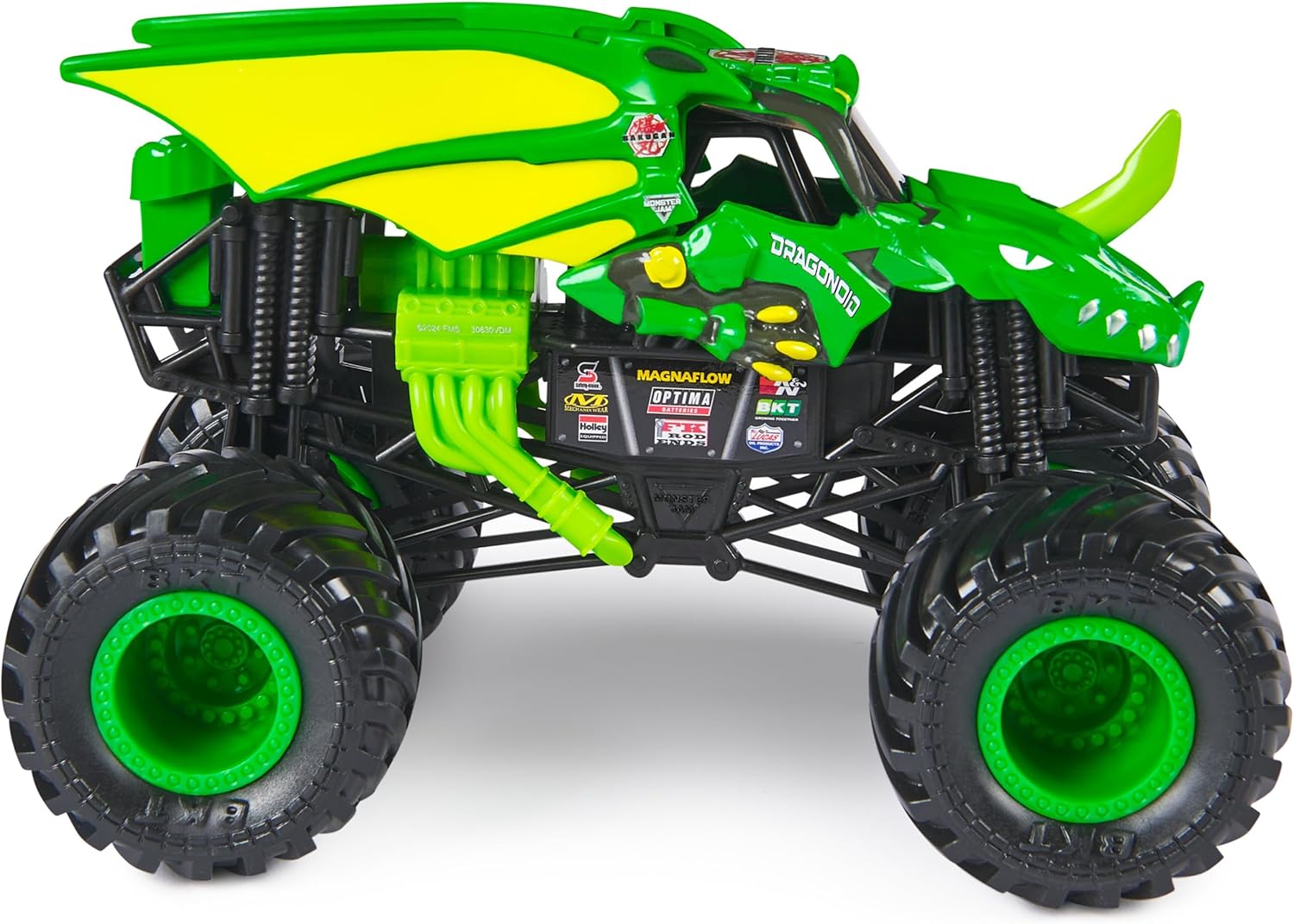 Monster Jam, Official Bakugan Dragonoid Monster Truck, Collector Die-Cast Vehicle, 1:24 Scale, Kids Toys for Boys and Girls Ages 3 and up