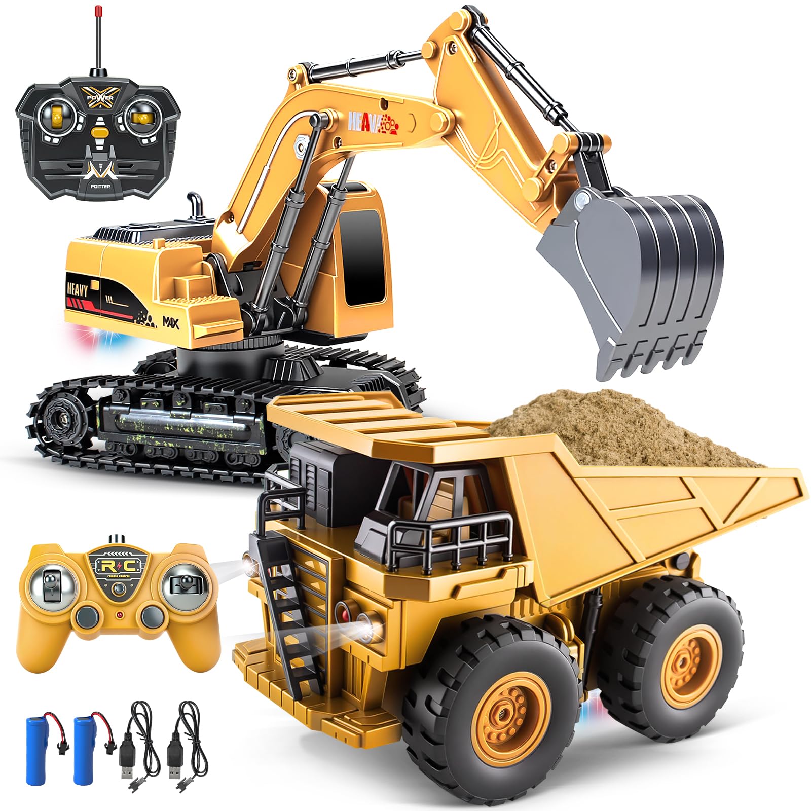 RC Forklift Truck - Remote Control for Kids 6+ -8 RC Forklift Truck - Remote Control for Kids 6+ -8