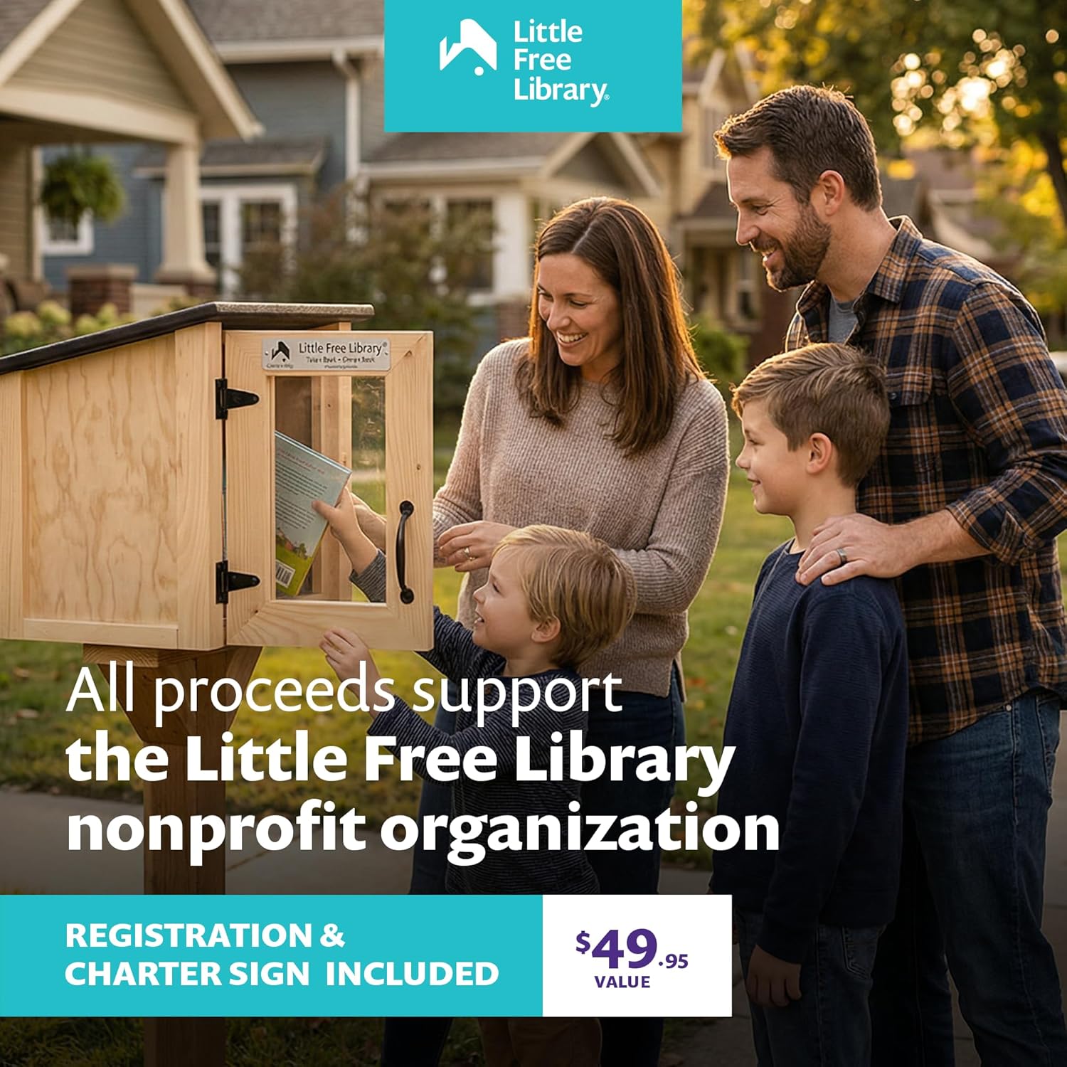 LITTLE FREE LIBRARY® Complete Bundle Made in America by The Nonprofit that Expands Book Access