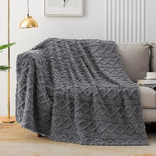 Whale Flotilla Manta de forro polar transpirable para sofá o sofá (50 x 70 pulgadas), manta mullida súper suave para todas las estaciones, ligera y