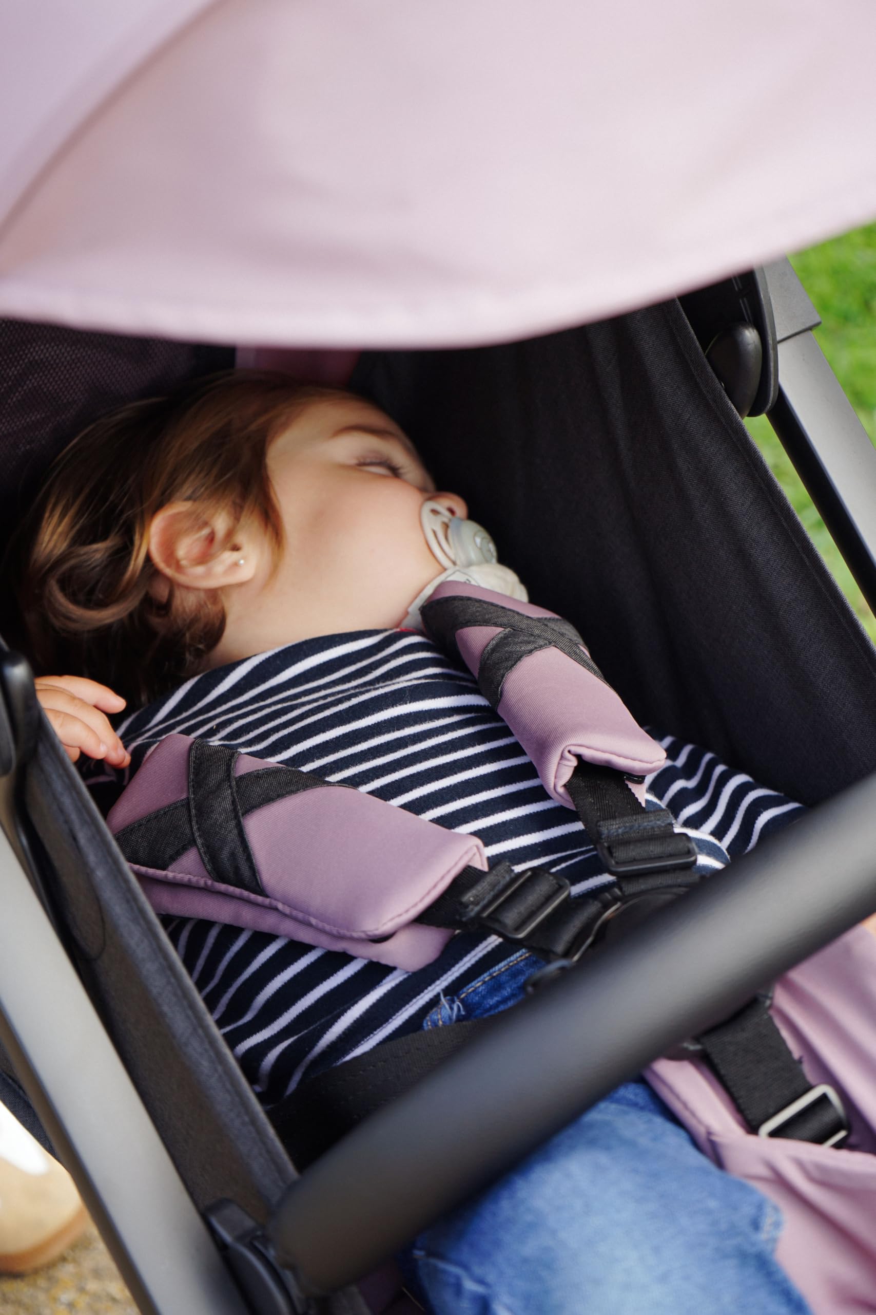 MUNICH Mun10, Silla de Paseo, Sistema de viaje, Silla de Bebe, Fácil plegado, desde el nacimiento hasta 22 kg, Maniobrabilidad, con cubrelluvias, Color Gris