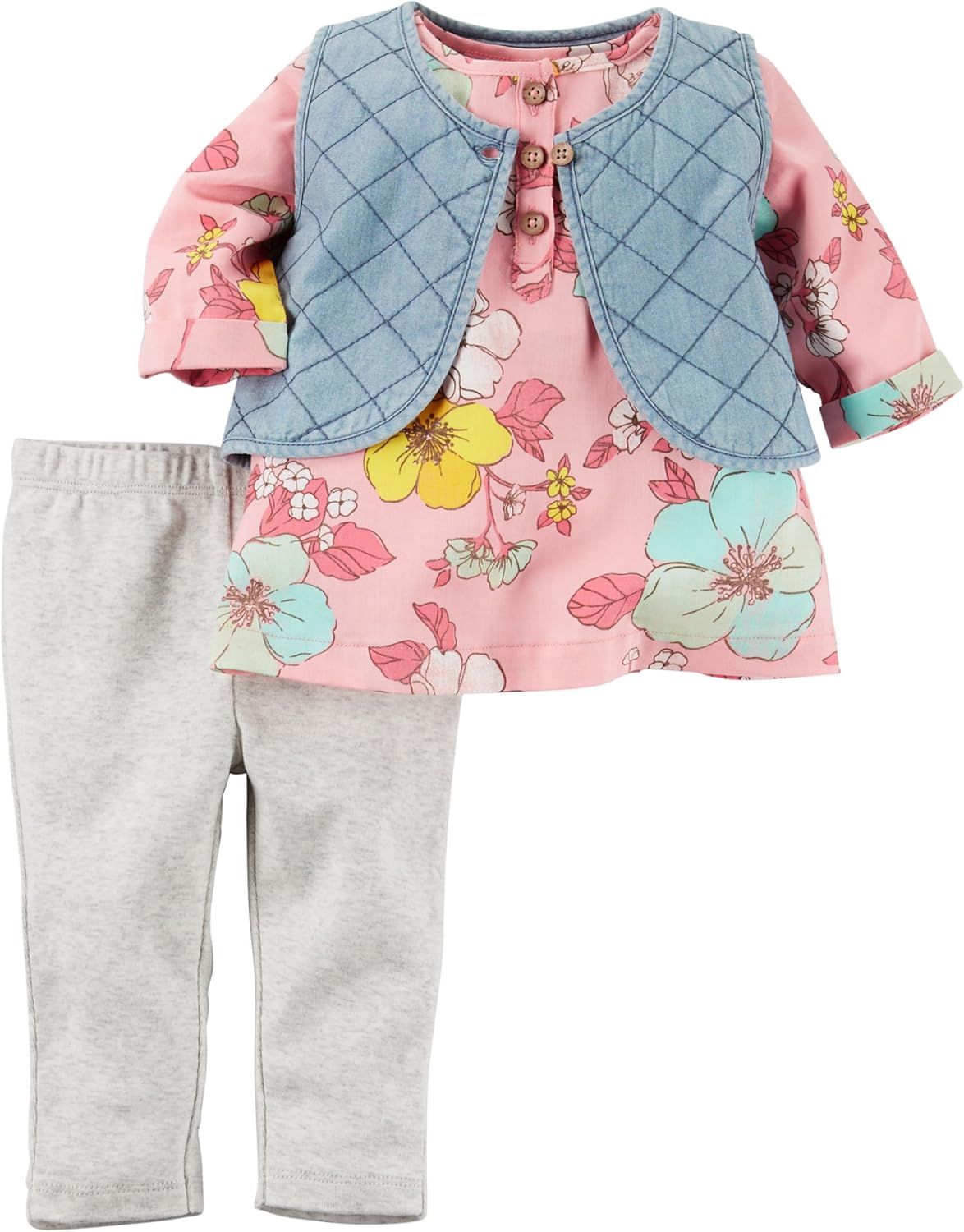 Amazon.co.jp カーターズ Carter's シャンブレー ベストセット 3点セット 3Piece Quilted