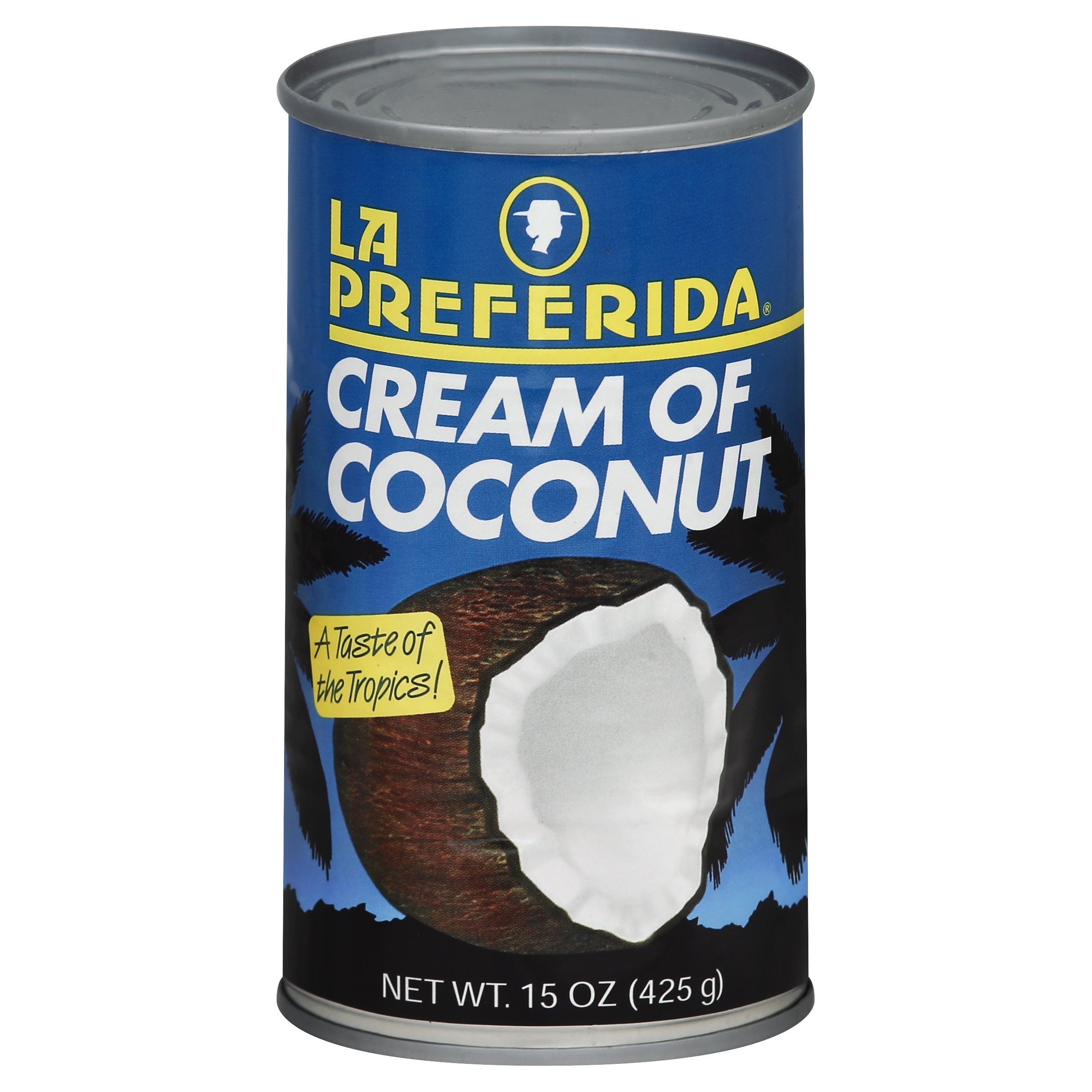 La Preferida Drink Mix Cream of Coconut, 15-Ounce (Pack of 12)