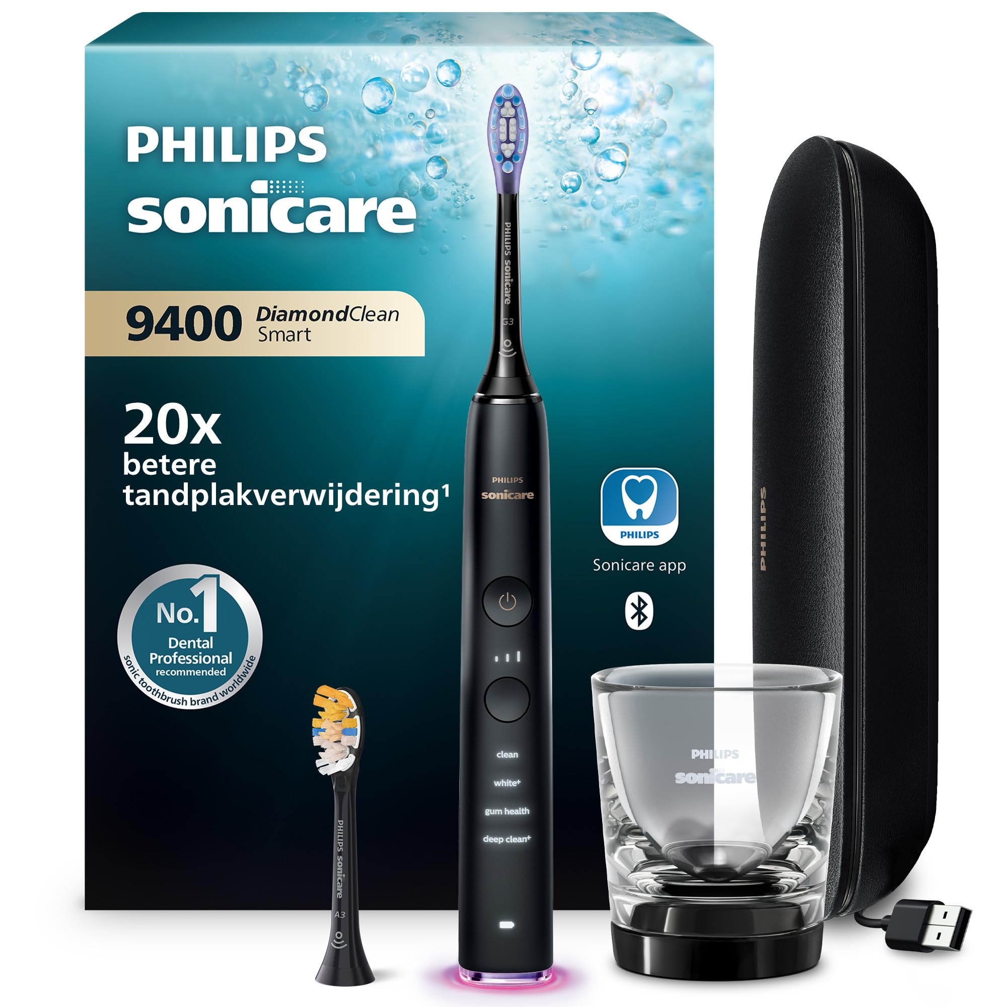 Philips Sonicare DiamondClean Smart 9400 elektrische tandenborstel