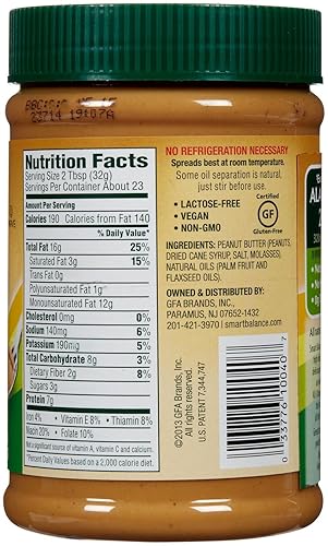 Miniatura 2 de Smart Balance Mantequilla de maní tostado rico-cremosa-26 oz