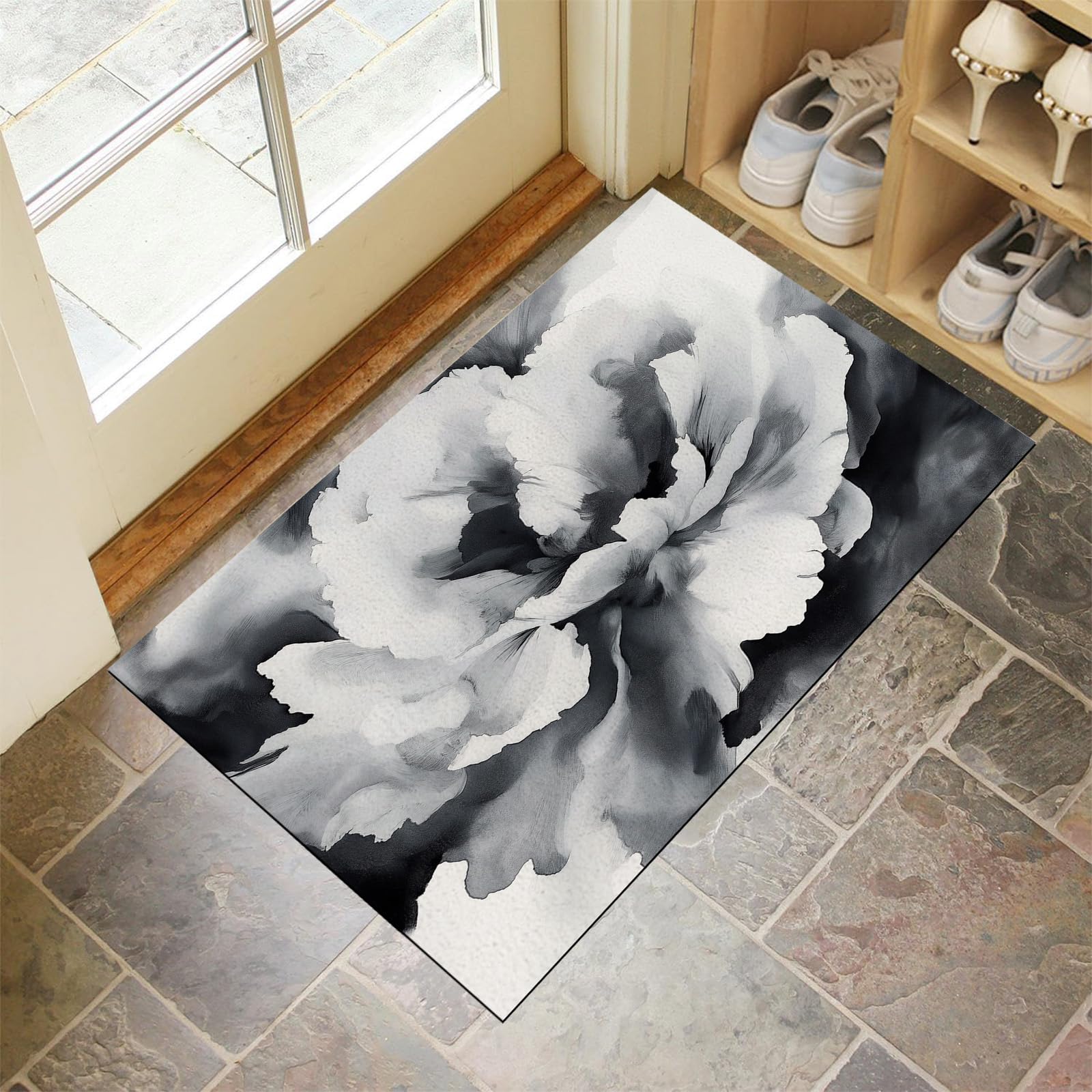 Tapis lavable résistant attrape poussière pour stopper la saleté entrée