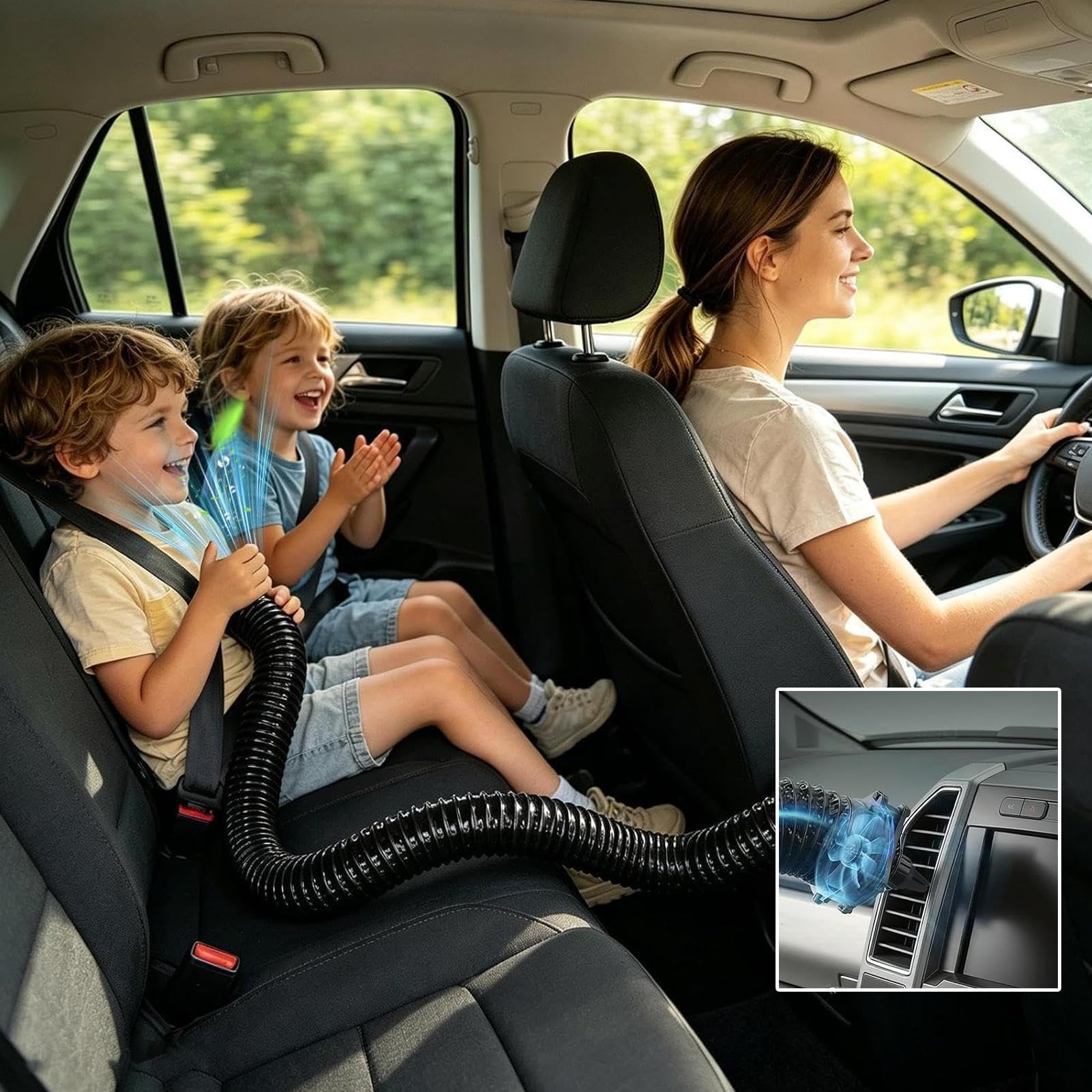 Auto AC Ausströmer-Verlängerung Klimaanlagen-Schlauch Mit Eingebautem
