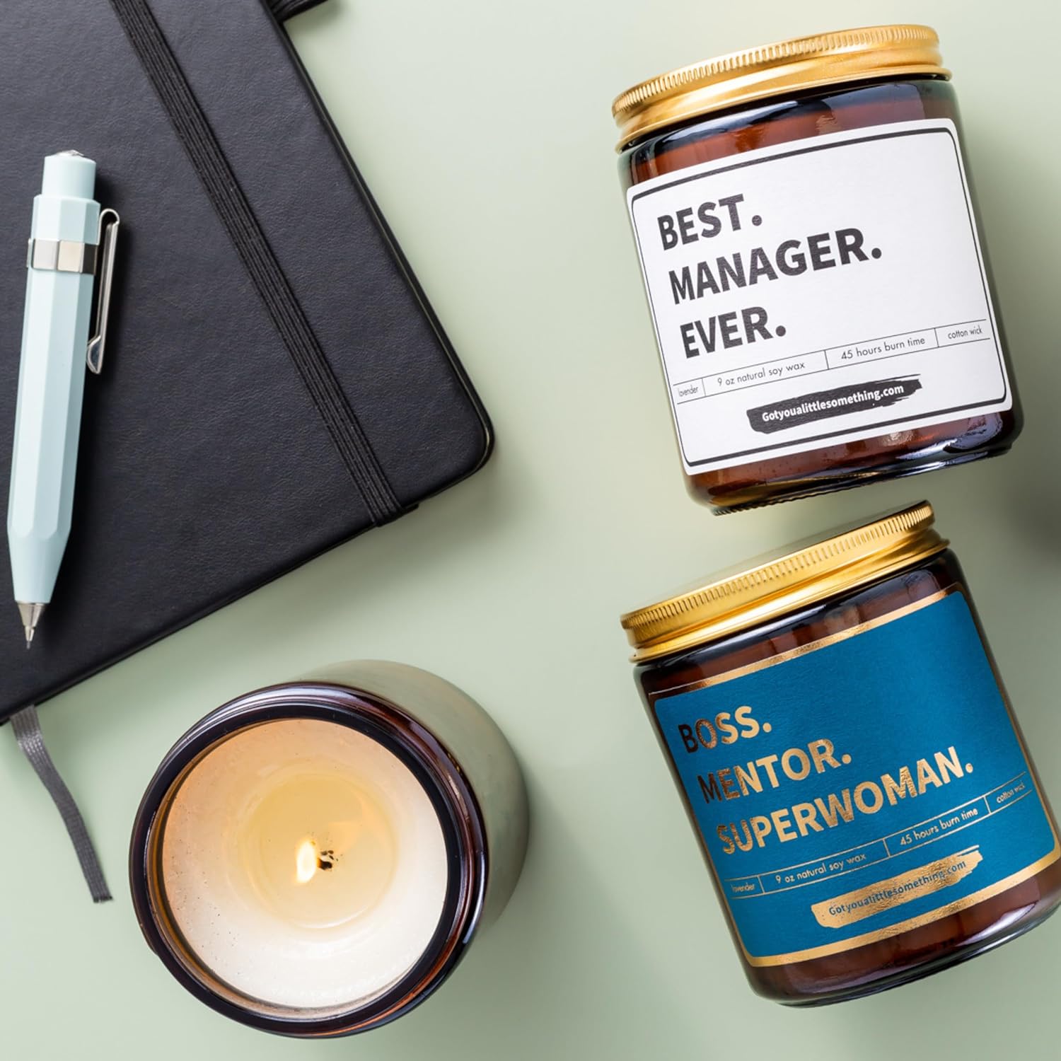 Manager Gifts for Women - Best Manager Ever Scented Soy Candle - Gift for Women Bosses, Boss Lady Appreciation Present, Office Project PM, Supervisors for New Job, Promotion, Christmas, Retirement - Image 5