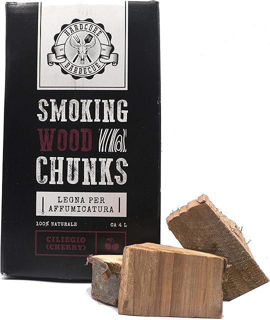 BBQ Chunk CHERRY - Cherry - Hardcore Smoking Wood Barbecue - Pieces of Smoking Wood - Approx. 1.5 kg