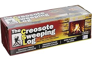 SL824-12 Creosote Burning Log: Achieve Cleaner Chimney Flues and Enhanced Fireplace Efficiency