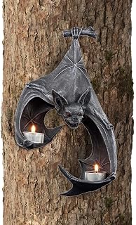 3 Pcs Castiçais Medievais - Acessório decorativo gótico para casa,paremedieval rústica velas escultura suporte halloween castiçal para sala estar banheiro