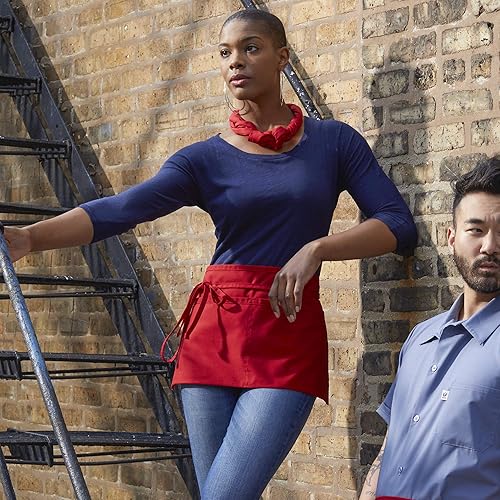 Miniatura 3 de Uncommon Threads Delantal unisex de dos secciones con bolsillo en la cintura