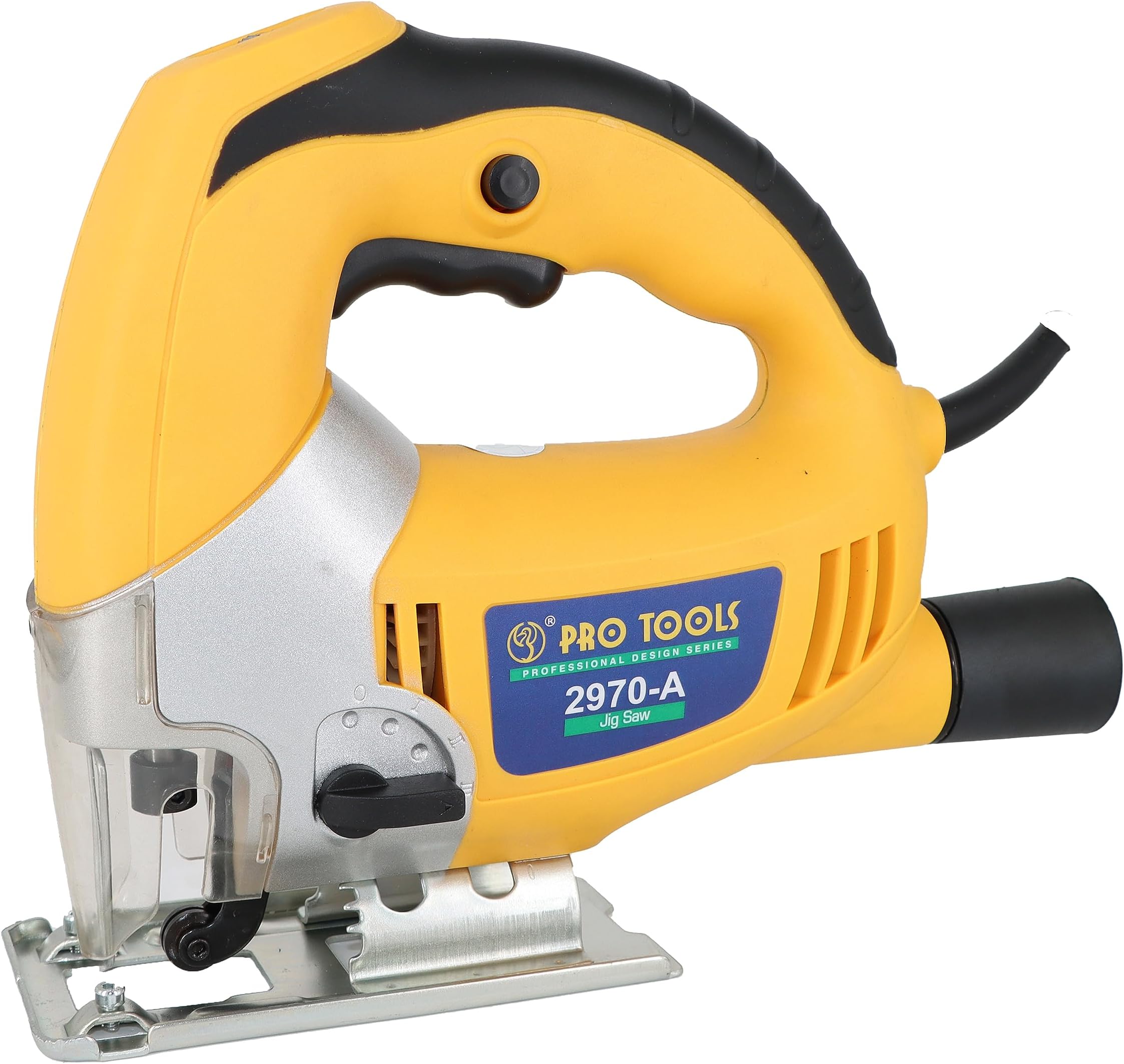 PRO TOOLS 2970-A, 780W | 0-3000rpm | Max Cutting Depth 70mm Corded Jigsaw for Wood, Cutting Iron/Steel