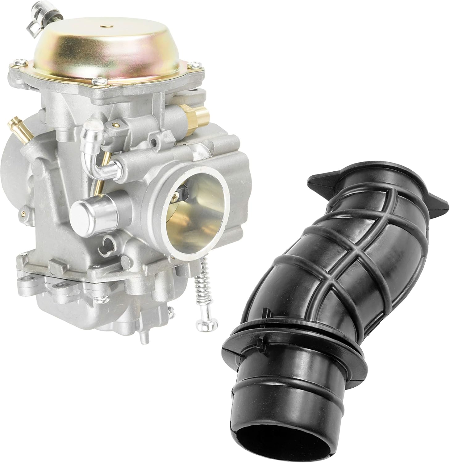 Caltric Carburetor and Air Box Intake Boot Compatible with Polaris Sportsman 600 2003 2004 2005