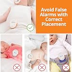Levana Oma Sense Baby Abdominal Movement Monitor - Baby Sleep Monitor with Wakeup Technology - Rousing Vibrations, Audio & Lights Stimulates Baby & Alerts Parents - Safety Baby Essentials for Newborn