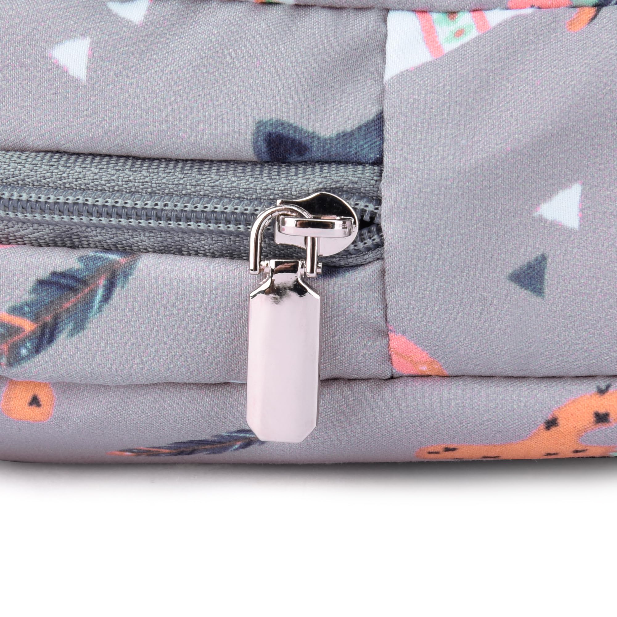 Bebamour mochila porta muñecas, 100% algodón, mochila infantil para accesorios de muñecas (Gris Animales)