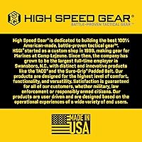 Vista 7 de High Speed Gear - Bolsa de Taco MOLLE Slick Handcuff, equipo de policía y equipo militar, bolsa para esposas MOLLE