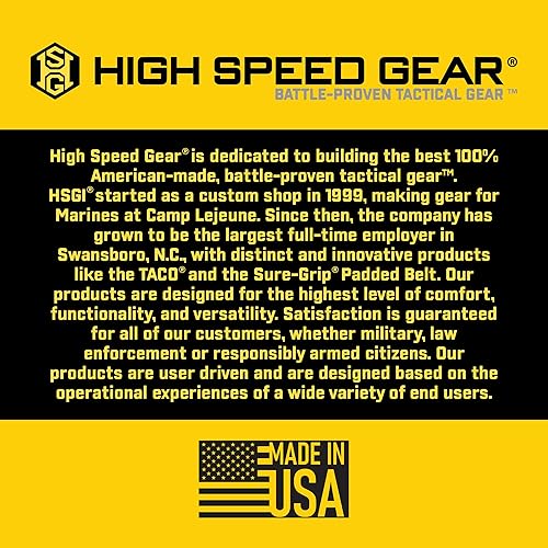 Miniatura 7 de High Speed Gear - Bolsa de polímero Taco V2 MOLLE Mag, equipo de policía y equipo militar, bolsa táctica para revistas para profesionales (negro)