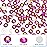 Novani Rhinestones 3000Pcs Flatback Crystal Round Loose Gemstones Glass Rhinestones for Crafts Makeup Nail Art Clothes Shoes DIY Decorations(SS6, 1.9-2.0mm,Light Siam AB)