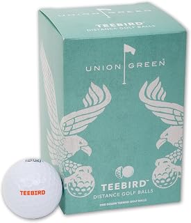 Teebird Golf Balls - Long Distance, Feel The Speed You Need, Straight Off The Tee Flight - 2 Layer Construction - White Golf Balls for Men and Women - Maximum Performance - 1 Dozen