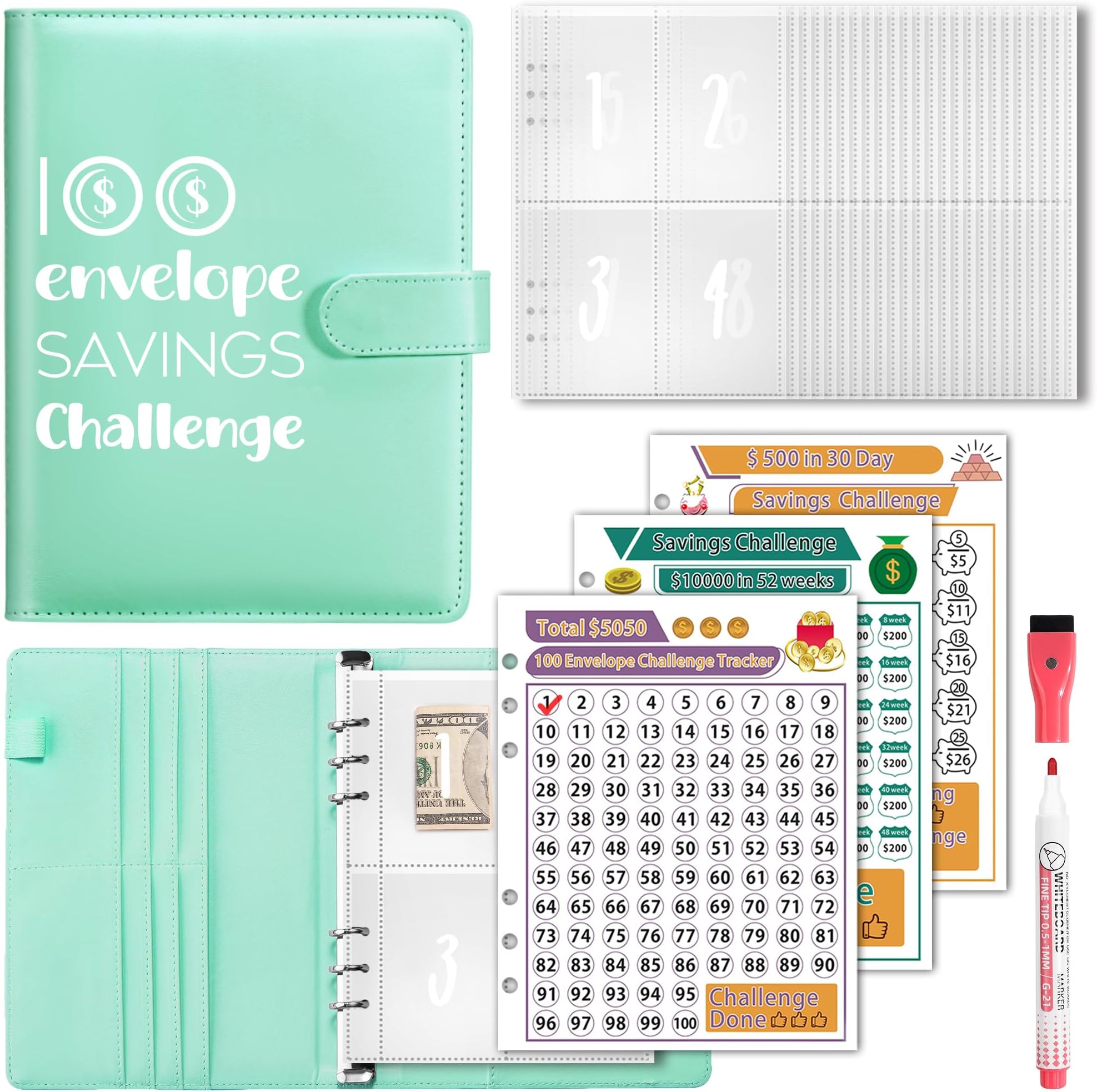 100 Envelope Savings Challenge