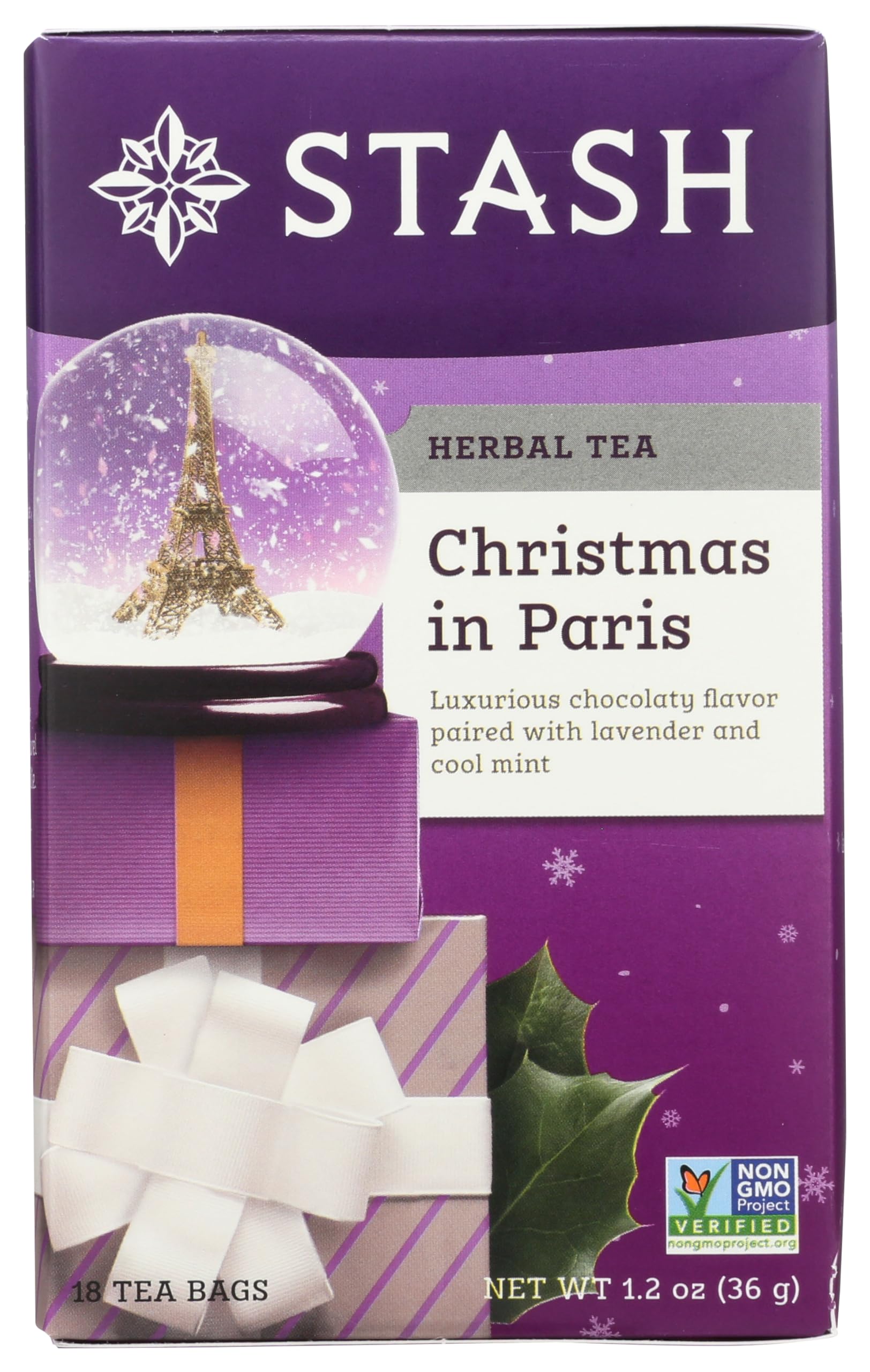 STASH TEA Christmas In Paris -Herbal Tea, 18 CT