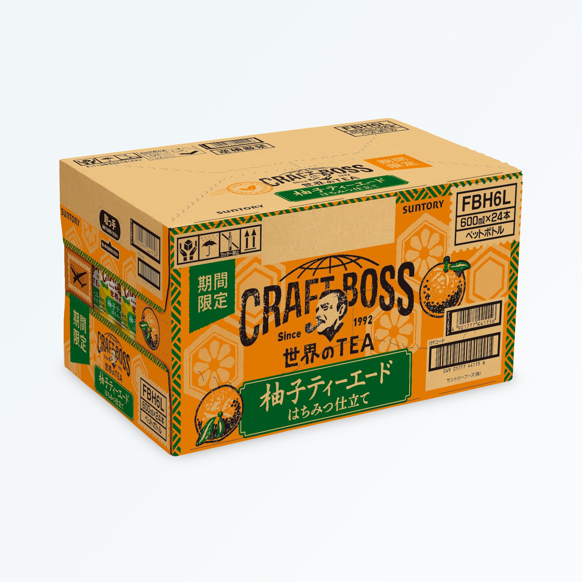 Amazon.co.jp: Suntory BOSS Craft Boss Yuzu Tea Iced World TEA
