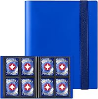 Vista 13 de GEAoffice Carpeta de tarjetas – Carpeta de álbum de colección de tarjetas coleccionables de 4 bolsillos – Carpeta con 160 bolsillos de carga lateral