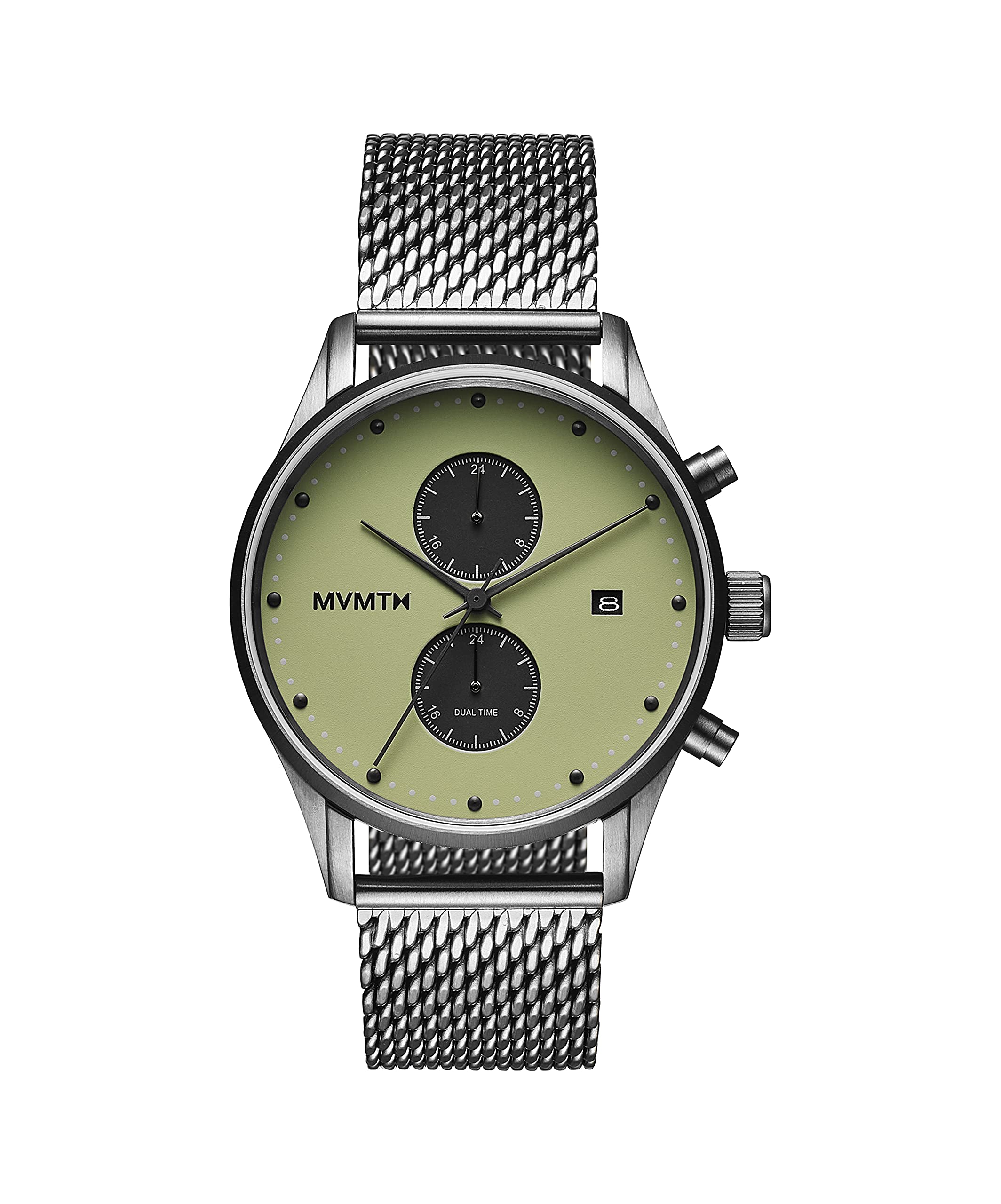 MVMT Voyager Qtz Multifunction Green Round Dial Mens Watch|Ionic Plated Gunmetal Steel Material|Gunmetal Color Band - 28000158-D (B099FFC89H) Amazon Price History, Amazon Price Tracker