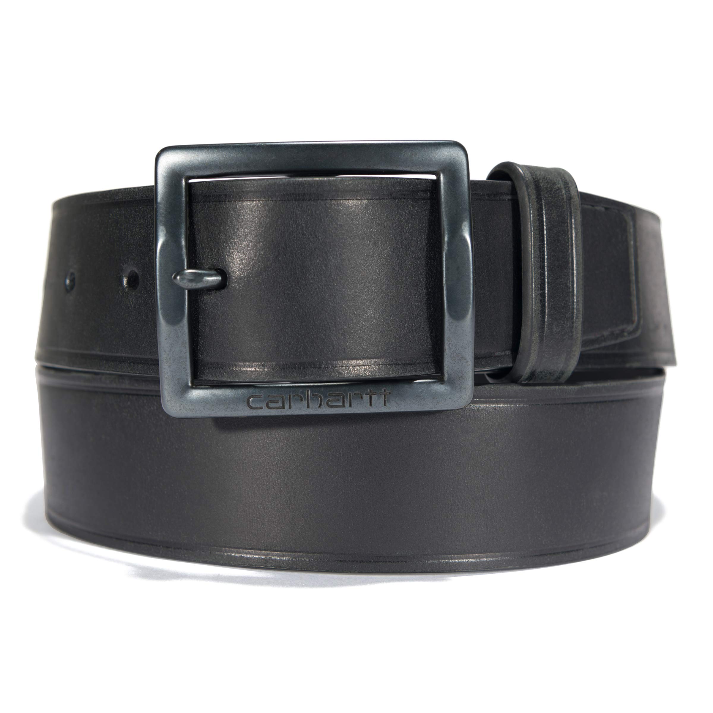 Carhartt Men's Bridle Leather Heat Creased Belt, Available in Multiple Styles, Colors & Sizes