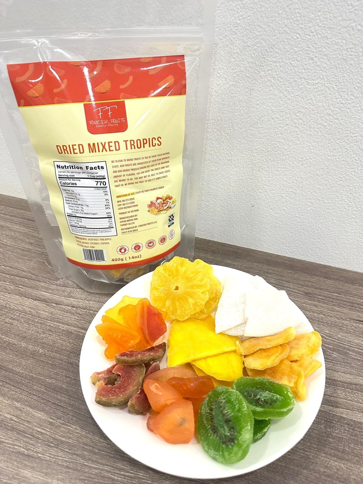 Amazon.com: Foreign Fruits Mixed Dried Tropical Fruits, Natural