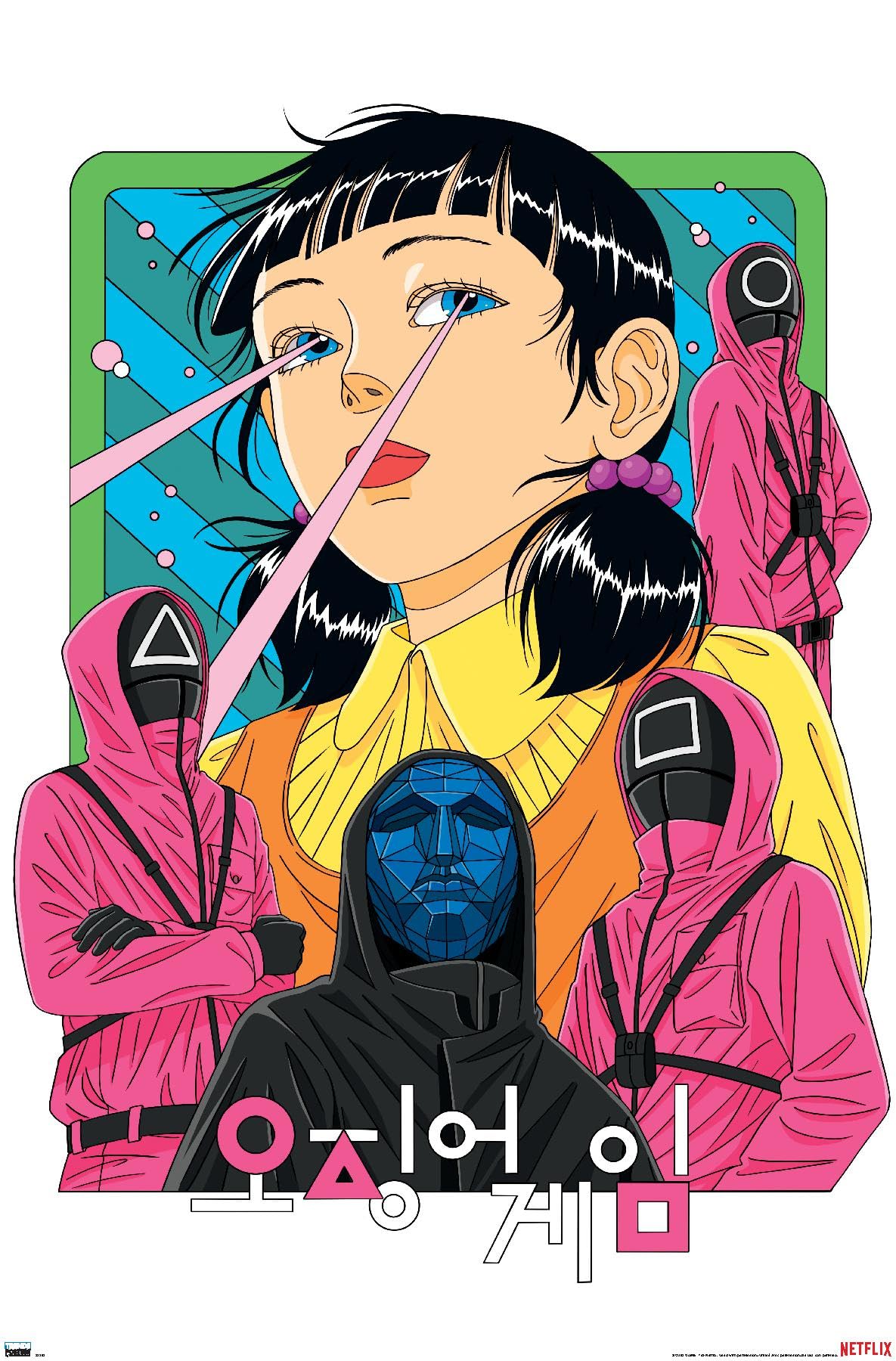 Squid Game Season 2 Laser Eyes Poster Review