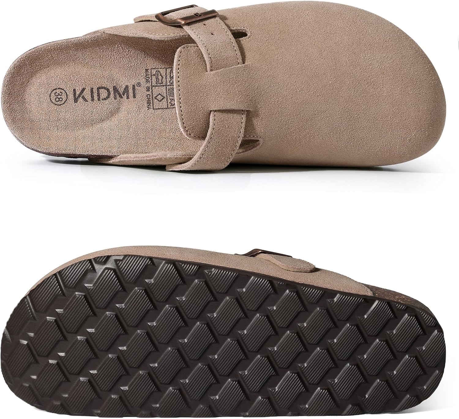 Comfort-Driven Genuine Suede Clogs with Arch Support