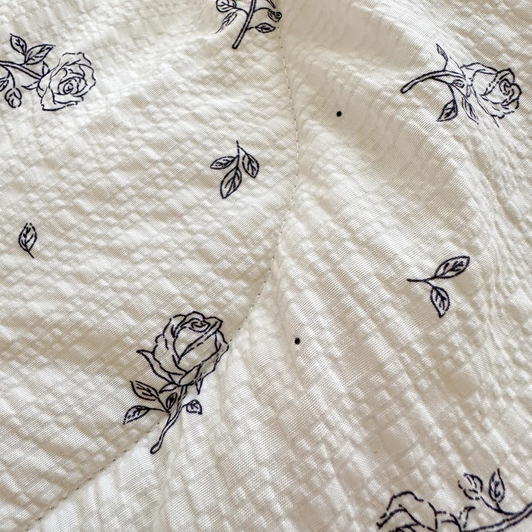 Trapuntino Copriletto Reversibile Bicolore, Coperta Leggera Estate Copriletti Trapunte Leggera Fresco Copriletto Trapuntato per Letto Singolo Letto Matrimoniale (Crema Grigia,200x230cm)