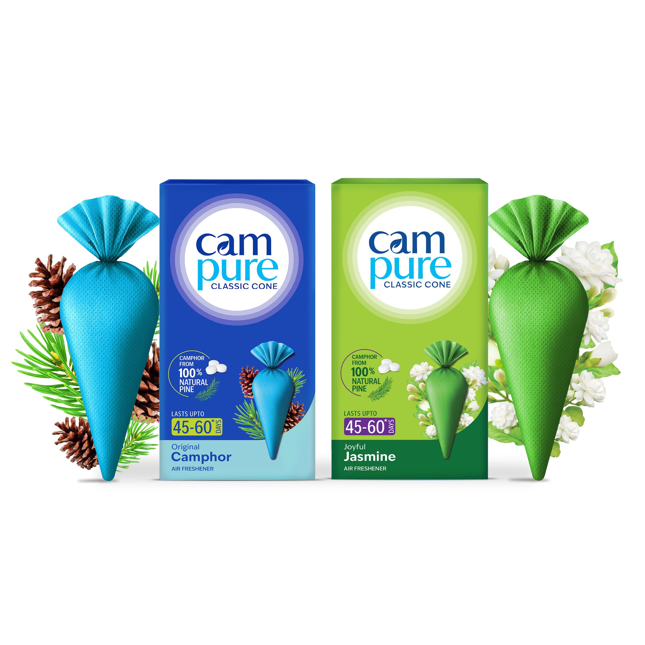 CamPure Camphor Cones - Lavender & Pine Pack -16