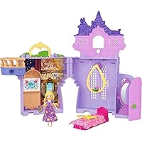 Mattel Disney Princess - La Torre di Rapunzel, set componibile ispirato al film con