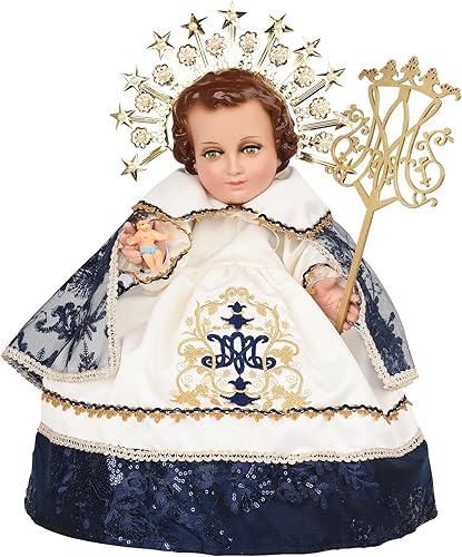 A&C Quinceañeras and More Nino Dios Outfit Devocion a la Virgen Maria Trajecito Nino Dios Devocion a la Virgen Maria Baby Jesus Infant Jesus Virgin